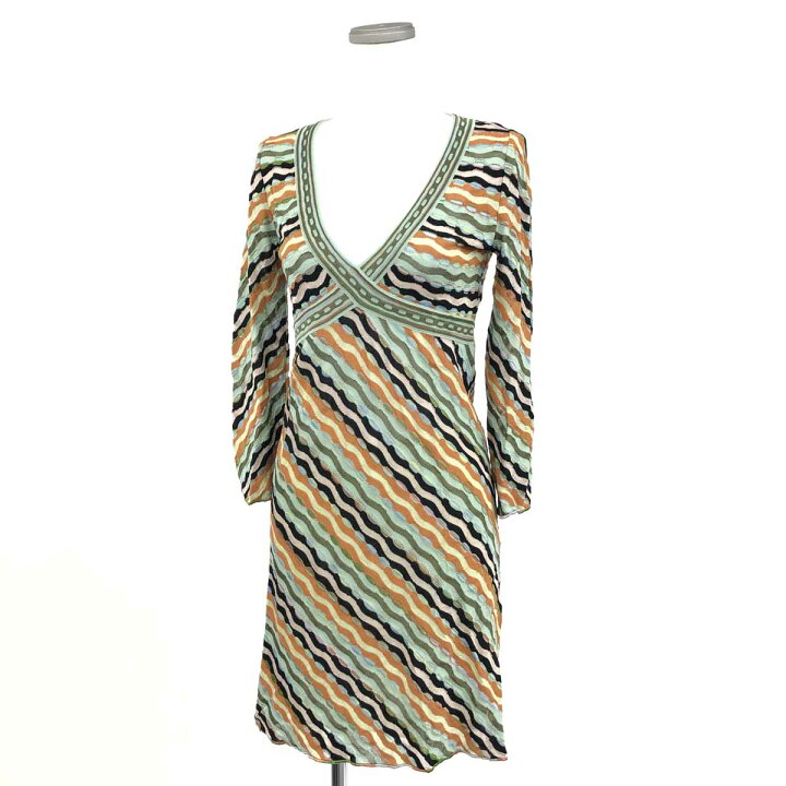 楽天市場】MISSONI ミッソーニ ニットワンピース サイズ42 マルチ 