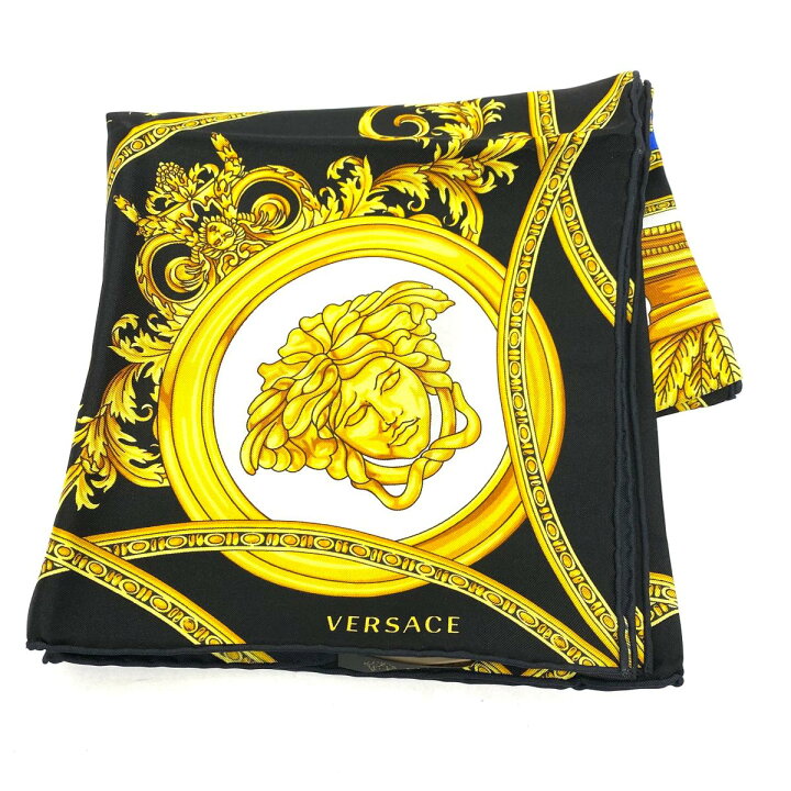 楽天市場】VERSACE ヴェルサーチ メデューサ スカーフ 新品同様 
