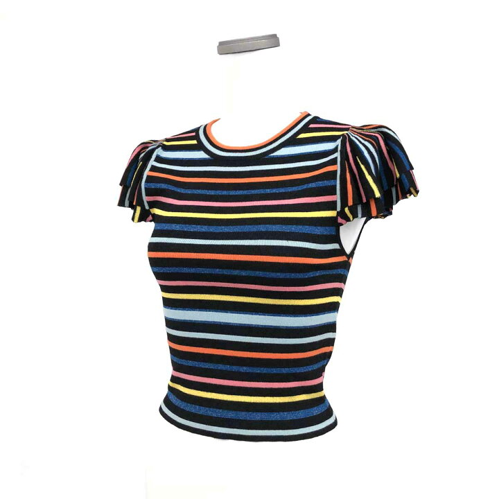 楽天市場】alice olivia アリスオリビア 半袖フリルニット 美品 小さい  