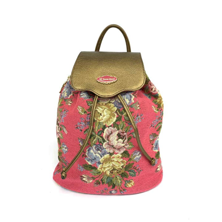 楽天市場】Think Bee シンクビー リュックサック 美品 ピンク×ゴールド  
