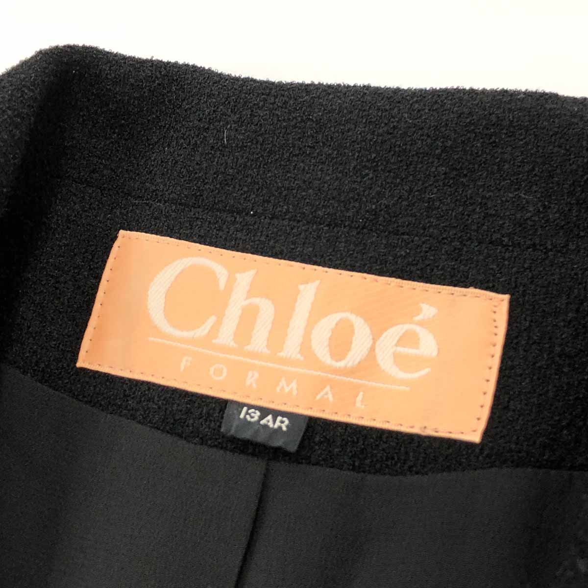 楽天市場】Chloe クロエ ジャケット サイズ13AR ブラック レディース