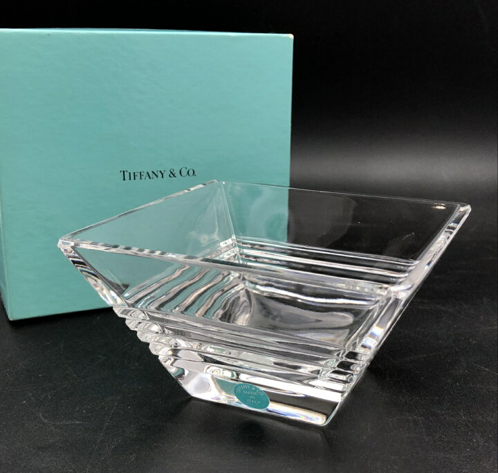 楽天市場】TIFFANY&Co. ティファニー ガラスボウル 箱付き 美品 クリア 