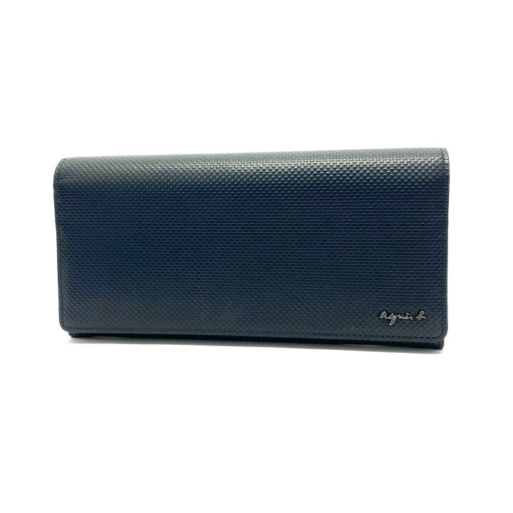 楽天市場】agnes b. アニエスベー 財布 美品 ネイビー レザー 牛革 二 