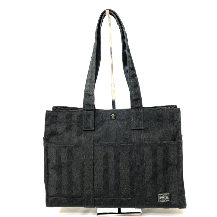 楽天市場】PORTER ポーター トートバッグ 良好 ブラック キャンバス 