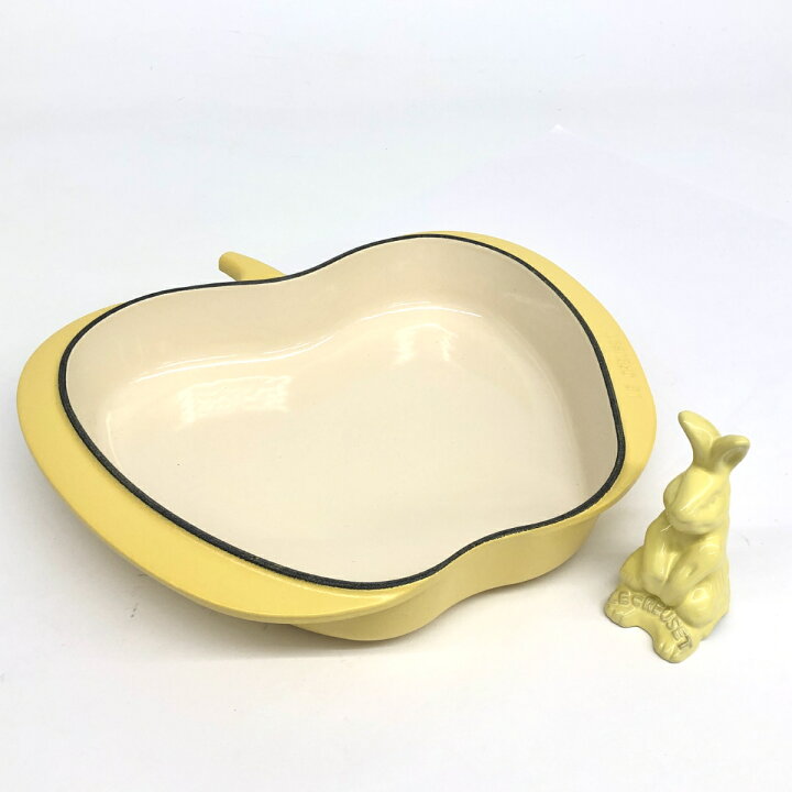 楽天市場】LE CREUSET ルクルーゼ アップルディッシュ パイ・ラビット 