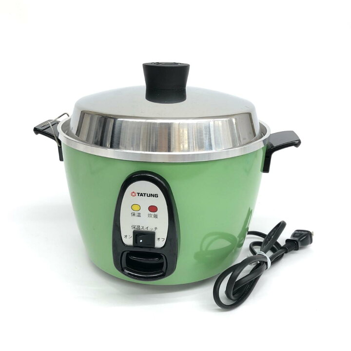 楽天市場】TATUNG 大同電鍋 電気炊飯器 TAC-6GS グリーン 6合 家電  