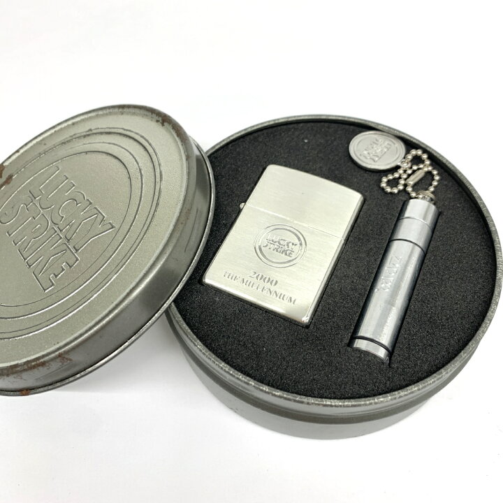 楽天市場】Zippo ジッポ ライター ミレニアム 缶付き 未使用品 2000 