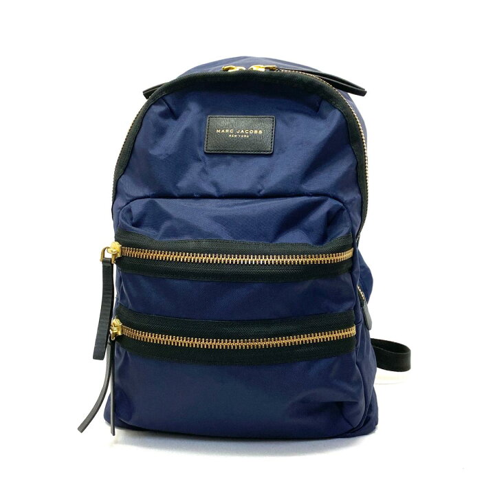 楽天市場】MARC JACOBS マークジェイコブス リュック ネイビー  