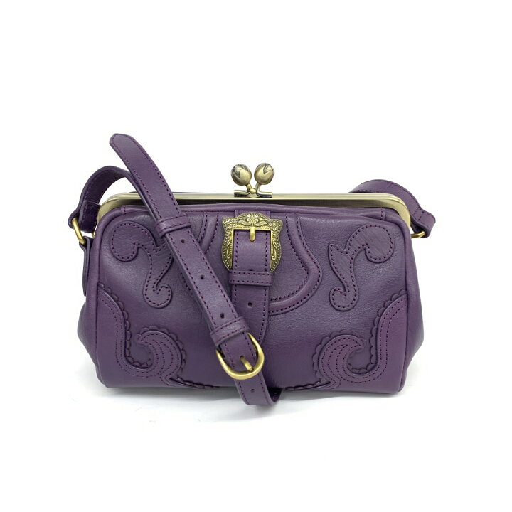 楽天市場】ANNA SUI アナスイ ショルダーバッグ 美品 パープル レザー 