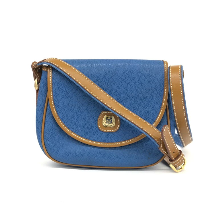 楽天市場】LANCEL ランセル ショルダーバッグ 良好 ブルー レザー  