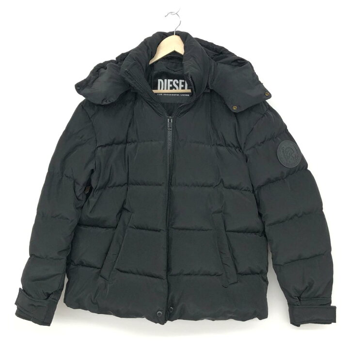 楽天市場】DIESEL ディーゼル ダウンジャケット 良好 ブラック メンズ  
