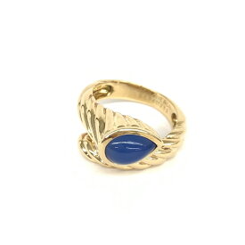 Boucheron ブシュロン セルパンボエム リング 美品 #12 ゴールドカラー/ブルー K18YG ツイスト レディース 総重量:8.3g 指輪 ring jewelry ジュエリー 【中古】