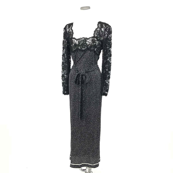 楽天市場】LEONARD レオナール ワンピース サイズ42 ブラック 