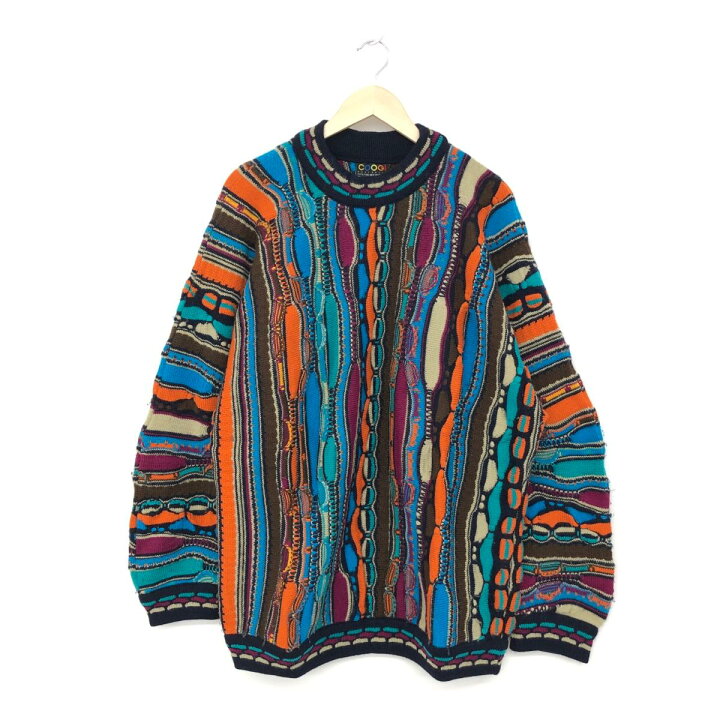 楽天市場】COOGI クージー 長袖ニット 大きいサイズXL マルチカラー 