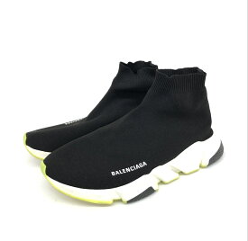 BALENCIAGA バレンシアガ スニーカー スピードトレーナー 良好 28.5 ブラック メンズ 靴 シューズ sneakers 【中古】