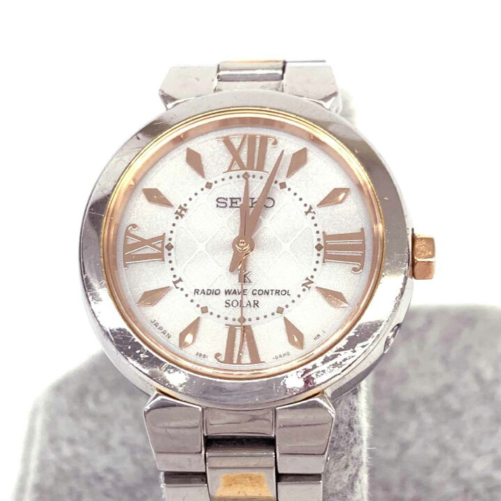 楽天市場】SEIKO セイコー 腕時計 電波ソーラー 3B51-0AA0 シルバー  