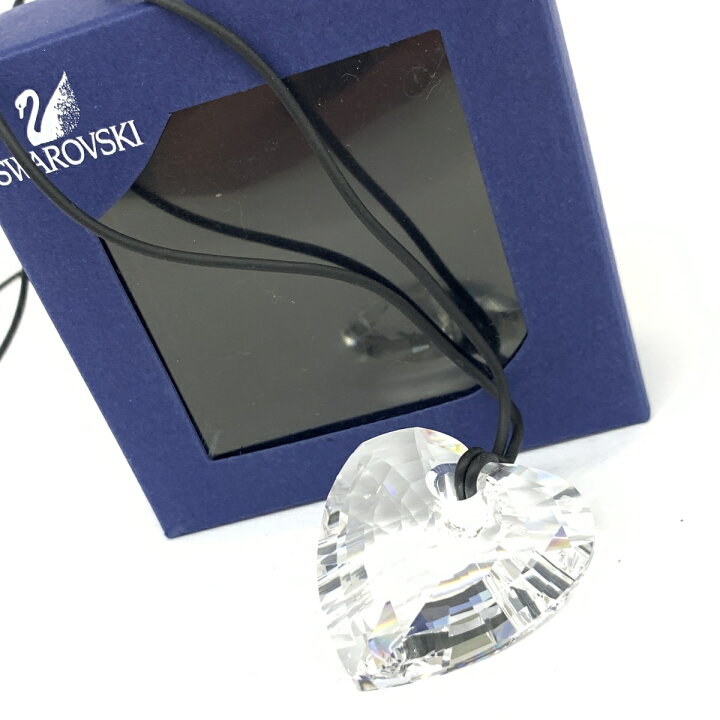 楽天市場】SWAROVSKI スワロフスキー ネックレス 美品 クリア ハート 