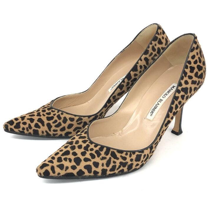 楽天市場】MANOLO BLAHNIK マノロブラニク パンプス 良好 38 ブラウン 