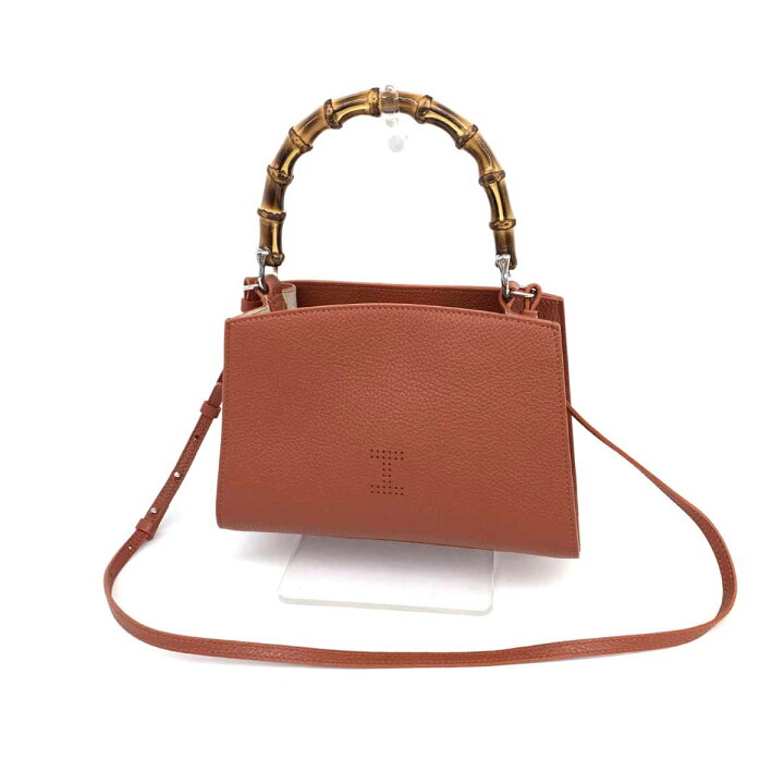 楽天市場】IACUCCI イアクッチ 2WAYバッグ 美品 レザー Iロゴ バンブー  