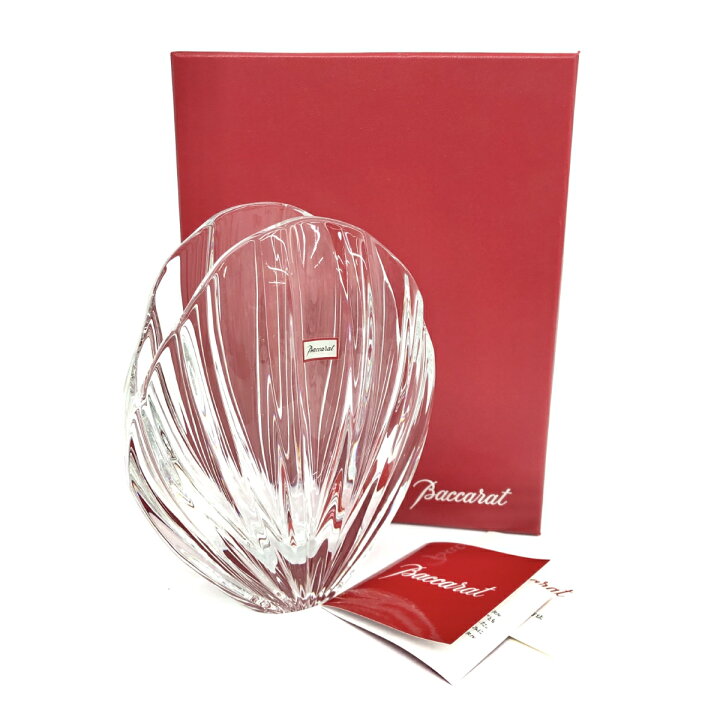 楽天市場】Baccarat バカラ リゴット フラワーベース 新品同様 クリア 