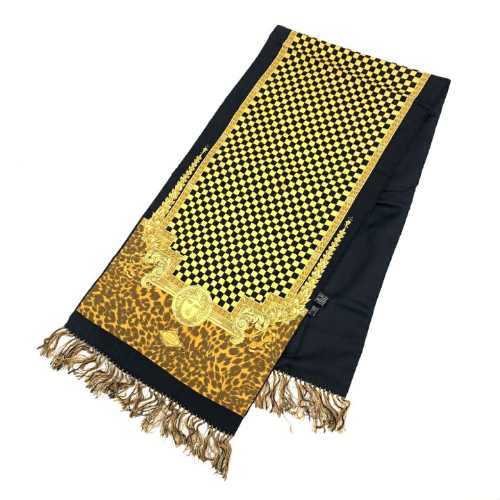 お値打ち品☆ジャンニヴェルサーチ☆イタリア製silkロングストール  