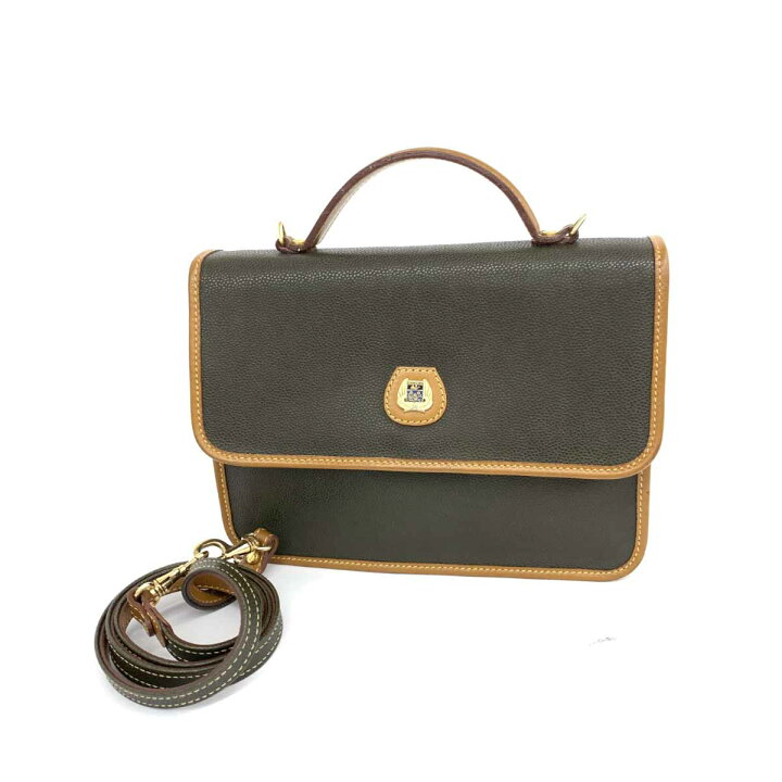 楽天市場】LANCEL ランセル 2WAYバッグ オリーブ PVC×レザー 
