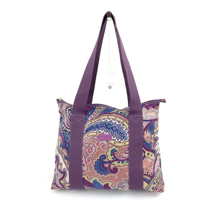 楽天市場】ETRO エトロ トートドバッグ パープル ナイロン ペイズリー 