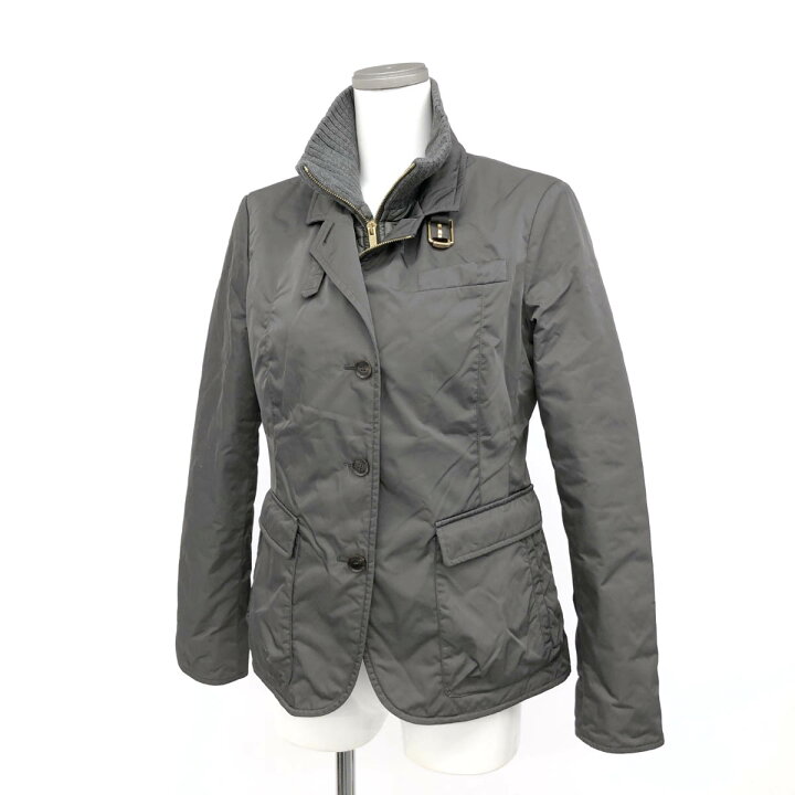 楽天市場】GUCCI グッチ デザインジャケット グレー ポリエステル  