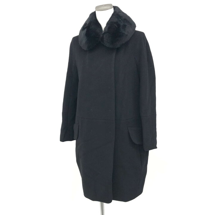 楽天市場】PAULE KA ポールカ ラビットファー付きコート 未使用品  