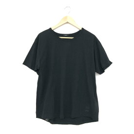 DENHAM デンハム 半袖カットソー 良好 Sサイズ ブラック コットン100％ メンズ ラウンドネック トップス 日本製 Tシャツ 【中古】