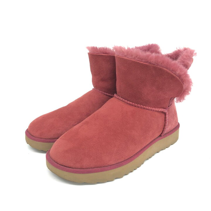 楽天市場】UGG アグ ムートンブーツ 良好 24 1016417 レッド(ピンク 