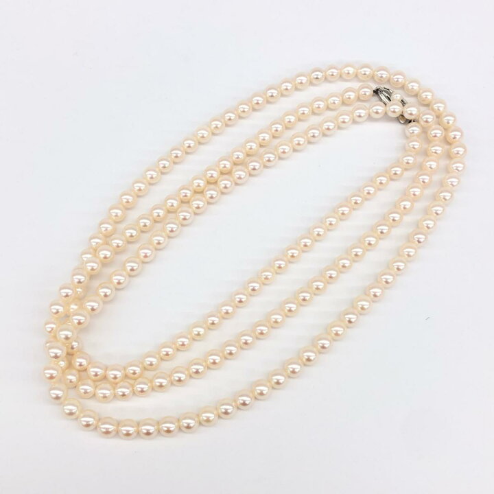 楽天市場】MIKIMOTO ミキモト ロングパールネックレス 良好  