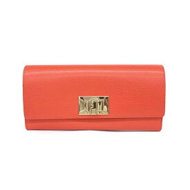 FURLA フルラ 長財布 美品 115286 コーラル レザー レディース ウォレット 服飾小物 【中古】 202402