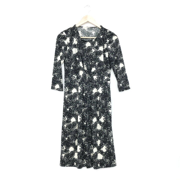 楽天市場】LEILIAN レリアン 七分袖ワンピース 良好 サイズ7 ブラック  