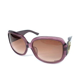 Christian Dior クリスチャンディオール サングラス パープル バタフライ グラデーション レディース 61□15 130 sunglasses 小物 【中古】 202402