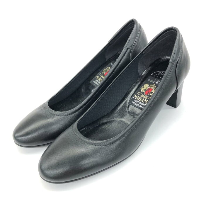 楽天市場】MIHAMA ミハマ パンプス 未使用品 24.0 ブラック 