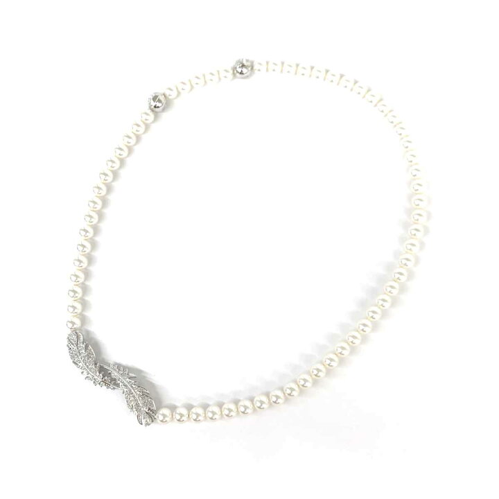楽天市場】SWAROVSKI スワロフスキー ネックレス 美品 ホワイト パール 