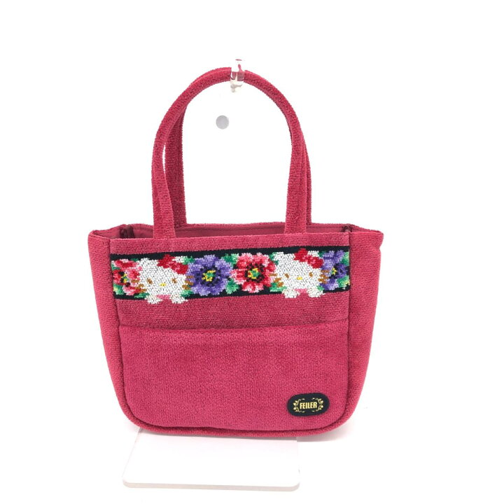 楽天市場】FEILER フェイラー ハローキティコラボ ハンドバッグ 美品  