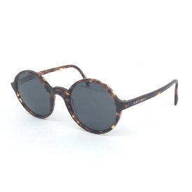 GIORGIO ARMANI ジョルジオアルマーニ サングラス 304 013 ブラウン ラウンド型 ユニセックス イタリア製 メガネ sunglasses 服飾小物 【中古】 【202403】