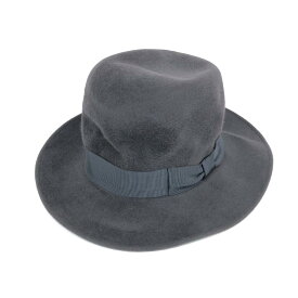 Anthony Peto アンソニーペト ラビットファーハット 未使用品 グレー/ネイビー ラビットファー メンズ 帽子 ハット hat 服飾小物 【中古】