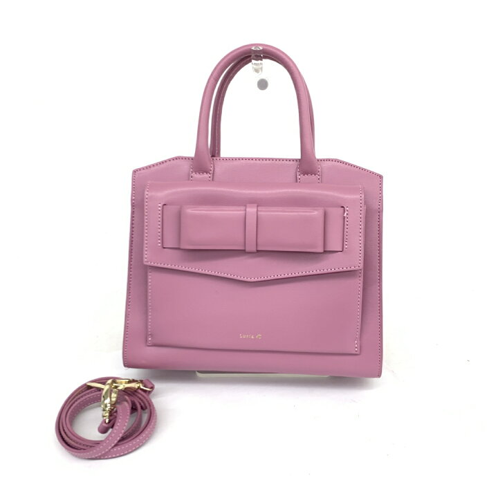 楽天市場】Luria 4℃ ルリア4℃ 2WAYバッグ 良好 ピンク PVC レディース  