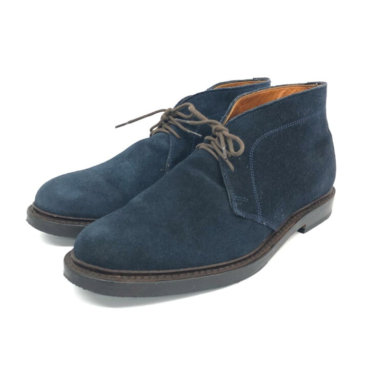 楽天市場】Allen Edmonds アレンエドモンズ チャッカブーツ 8 ネイビー 