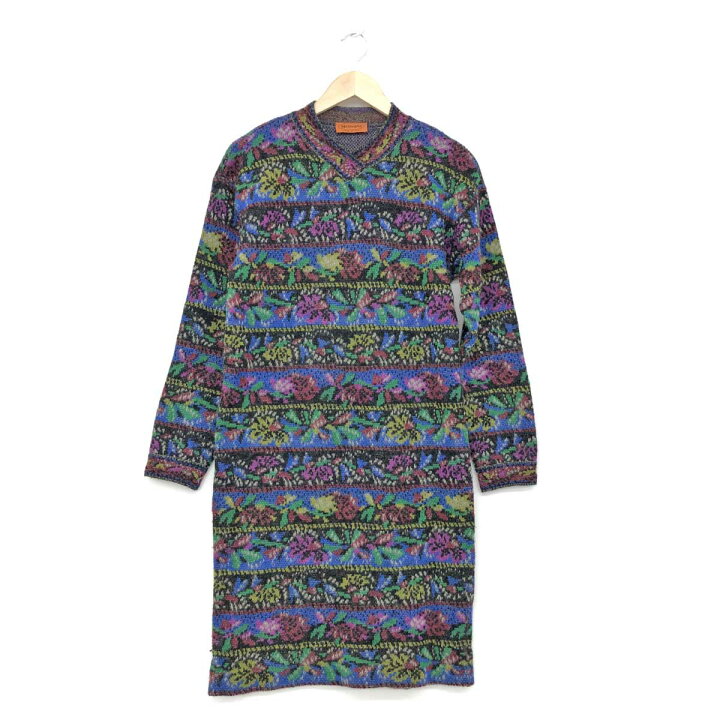 楽天市場】MISSONI ミッソーニ ニットワンピース マルチカラー  