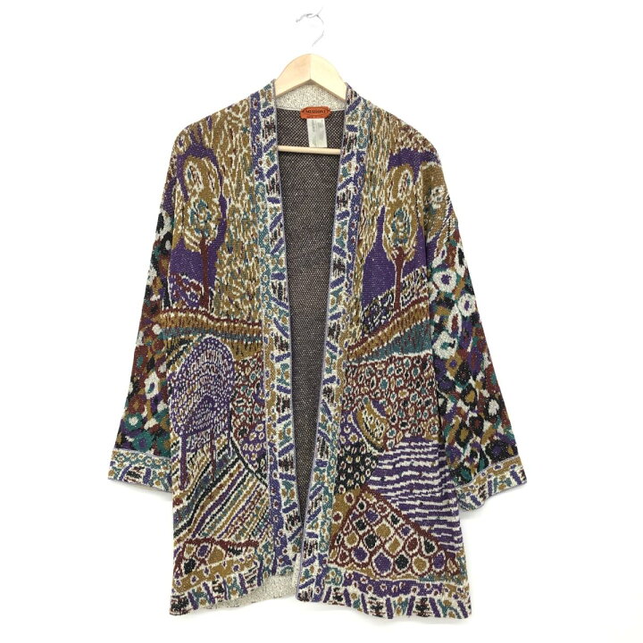楽天市場】MISSONI ミッソーニ ロングカーディガン マルチカラー  