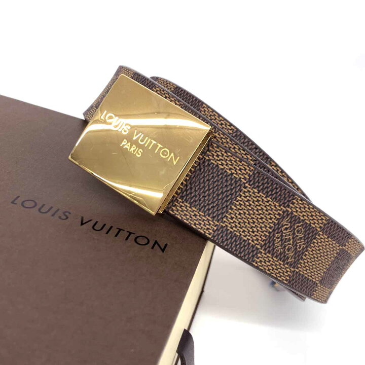 楽天市場】LOUIS VUITTON ルイヴィトン サンチュールキャレ ダミエ  