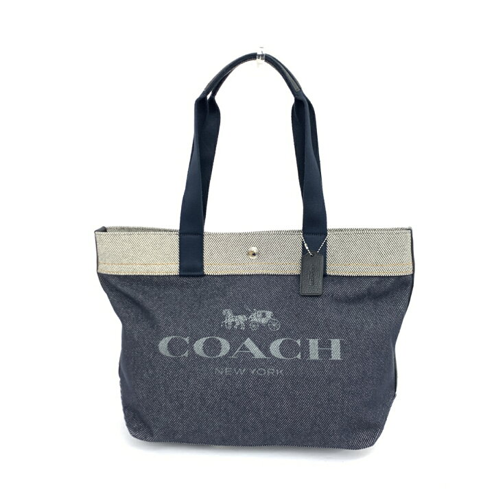 楽天市場】COACH コーチ トートバッグ 未使用品 F39904 ネイビー 