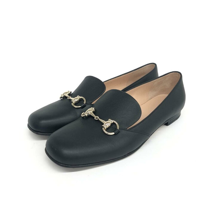 楽天市場】GUCCI グッチ ホースビット パンプス 良好 37 1/2 ブラック 