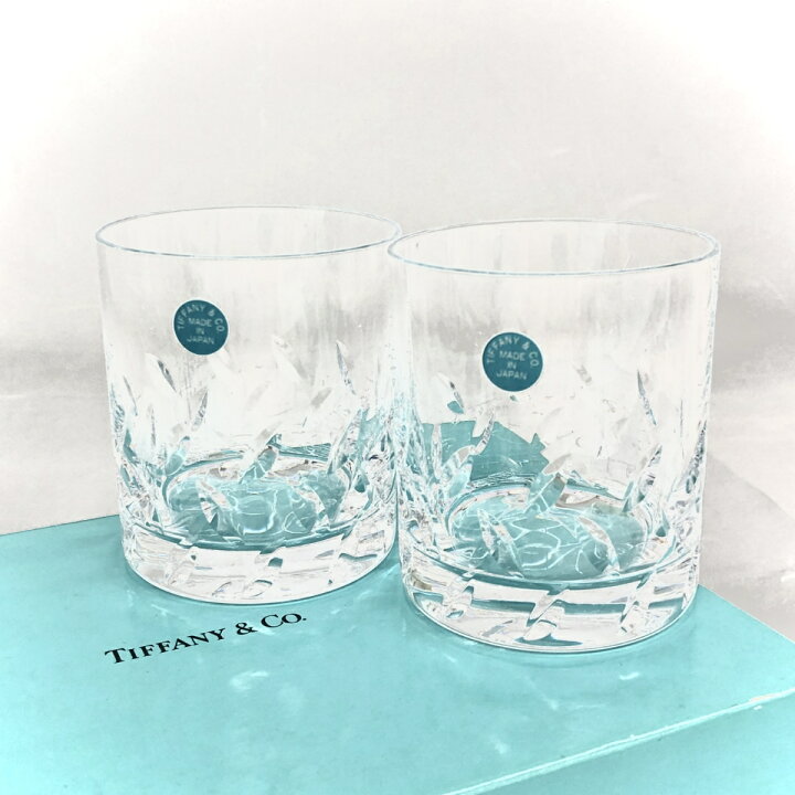 楽天市場】TIFFANY&Co. ティファニー ロックグラス 2客セット 箱付 美 