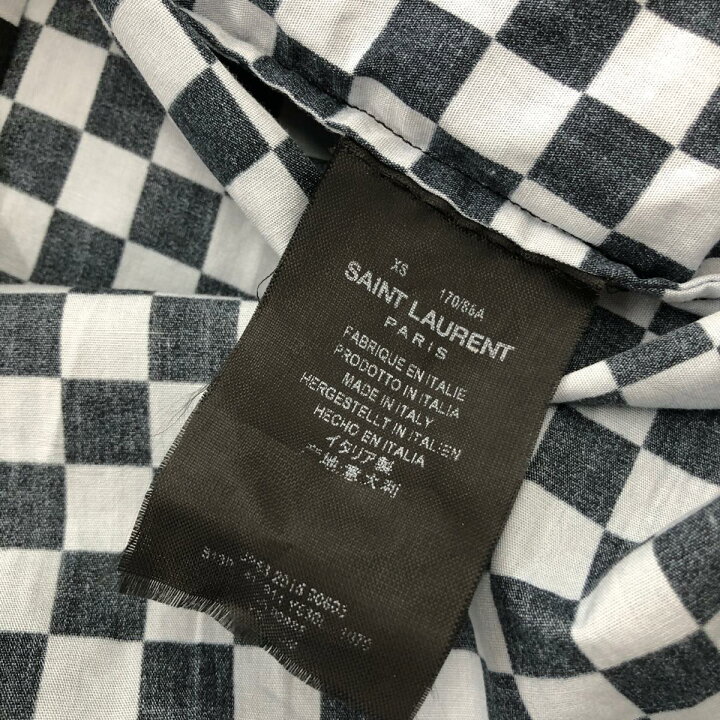 楽天市場】SAINT LAURENT PARIS サンローランパリ 半袖開襟シャツ 良好 