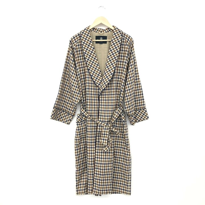楽天市場】Aquascutum アクアスキュータム ガウンコート 良好 Mサイズ 